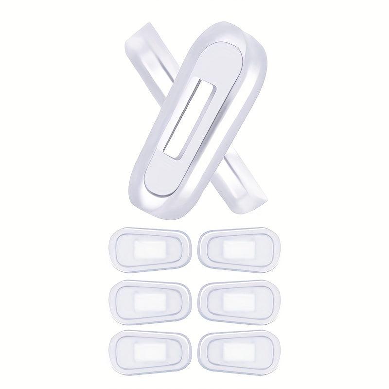 4 Pairs Silicone Nose Pads Eyeglasses Accessories