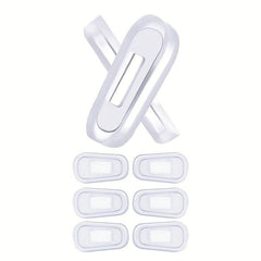 4 Pairs Silicone Nose Pads Eyeglasses Accessories