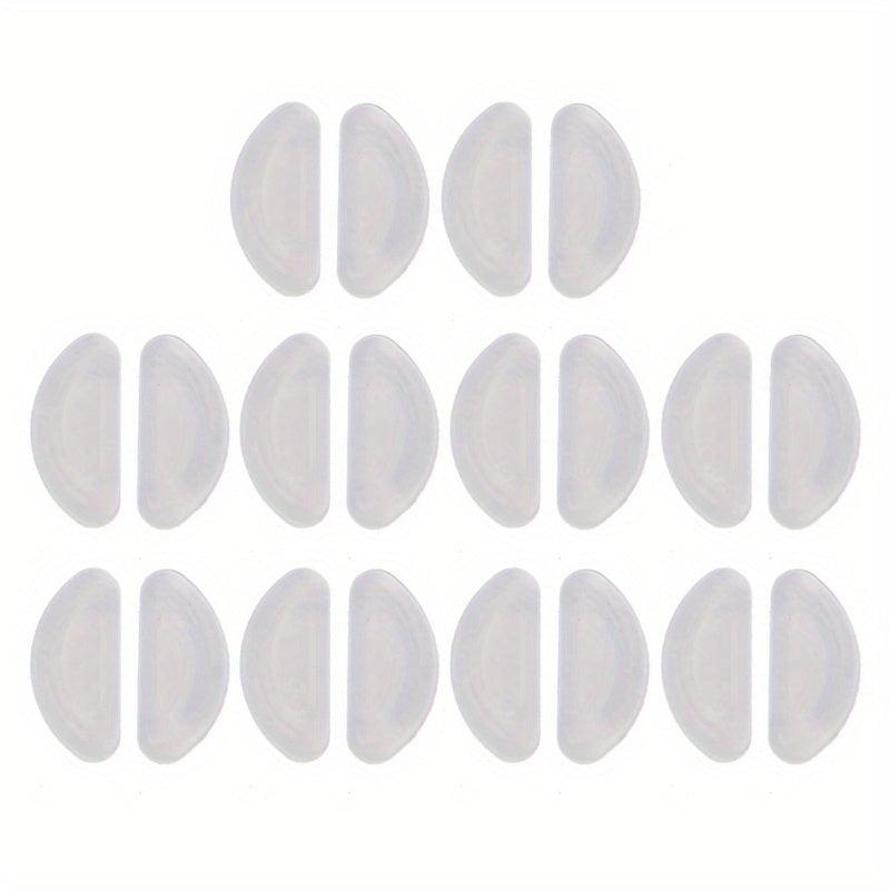 10 Pairs Non-slip Soft Silicone Glasses Nose Pads