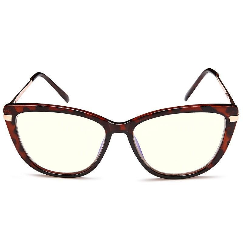 Random Printing Block Metal Frame Reader Glasses with Spring Hinges