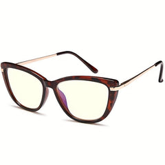 Random Printing Block Metal Frame Reader Glasses with Spring Hinges