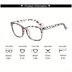 Clear Lens Light Blocking Glasses for Eye Fatigue & UV Glare