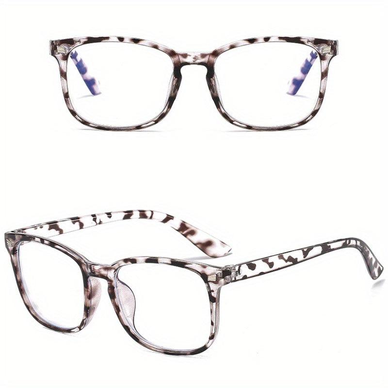Clear Lens Light Blocking Glasses for Eye Fatigue & UV Glare
