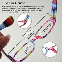 1pc Reading Glasses Fruit Stripe Gum Readers Pattern Random