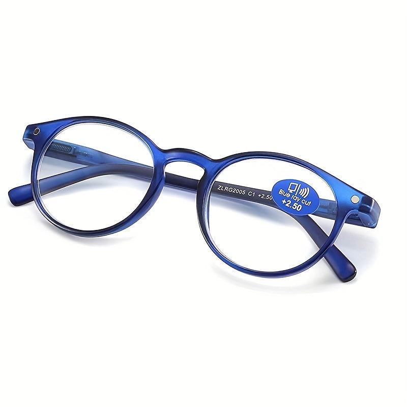 Light Blocking Glasses Rectangular Frame Computer Eyeglasses