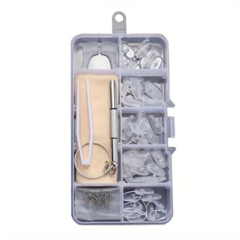 Glasses Accessories: Nose Pads, Screw Lock, Repair Kit