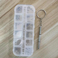 Eyeglasses Repair Kit Eyeglass Screws and Screwdriver for Glasses Sunglass