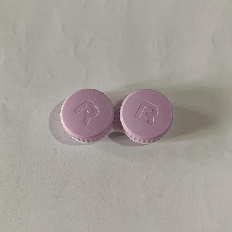 1pc Candy Colored Lens Box Double Linked Box Beauty Pupil Storage Box