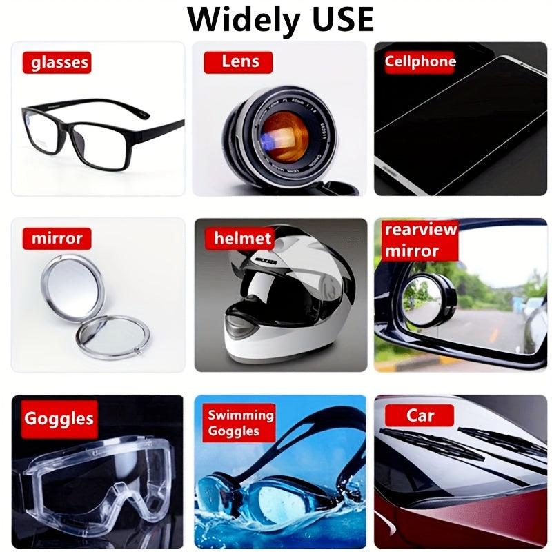 10pcs Reusable Anti Fog Wipes Glasses Pre moistened Antifog Lens Cloth