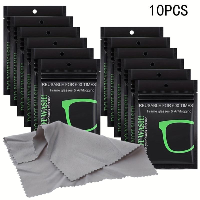 10pcs Reusable Anti Fog Wipes Glasses Pre moistened Antifog Lens Cloth