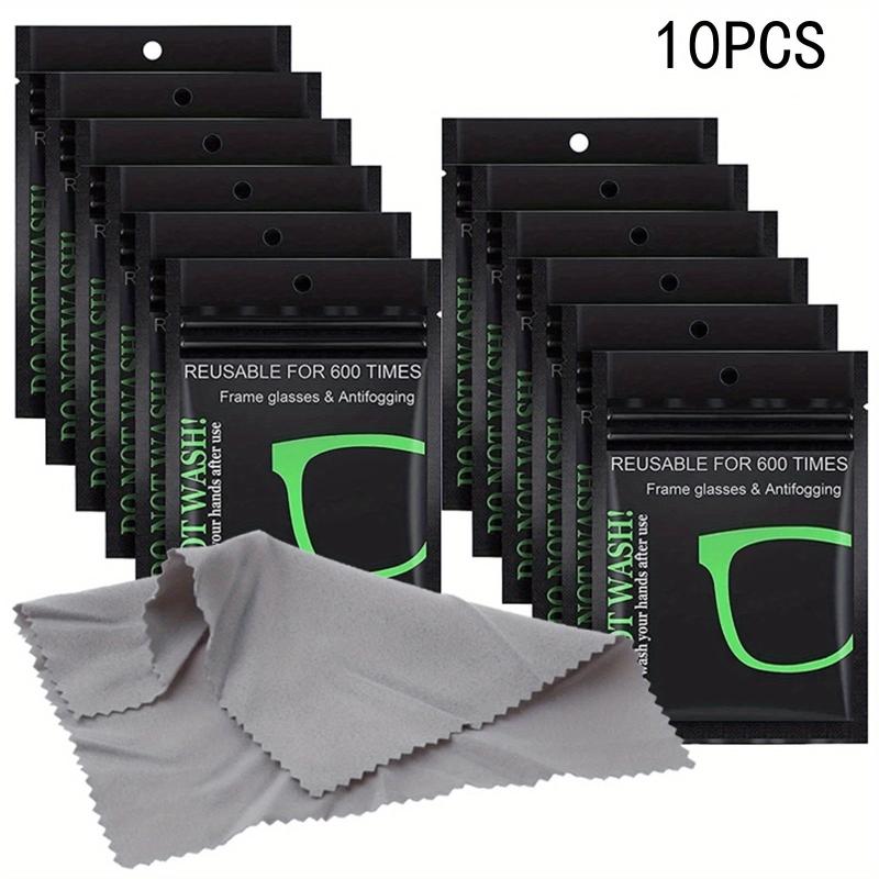 10pcs Reusable Anti Fog Wipes Glasses Pre moistened Antifog Lens Cloth