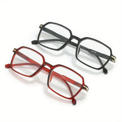 Colorful Presbyopia Reading Glasses Unisex Men Women PC Squared Frame