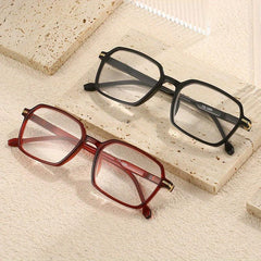 Colorful Presbyopia Reading Glasses Unisex Men Women PC Squared Frame