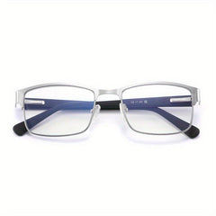 Light Blocking Glasses Rectangular Frame Computer Eyeglasses