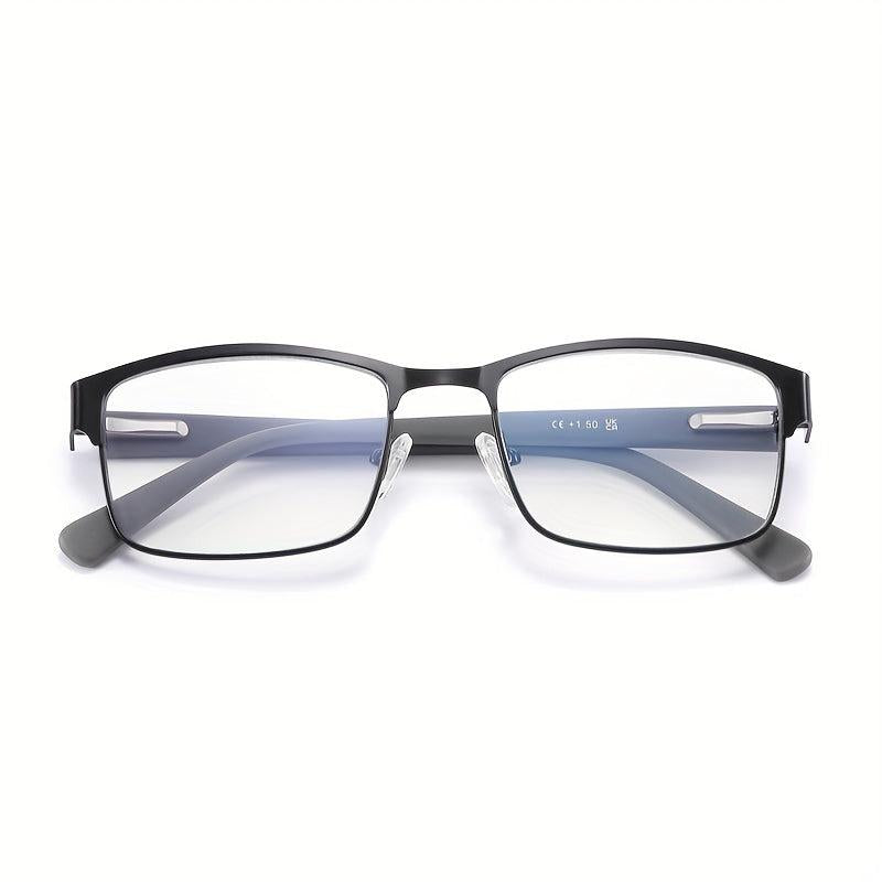 Light Blocking Glasses Rectangular Frame Computer Eyeglasses