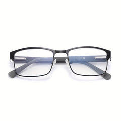 Light Blocking Glasses Rectangular Frame Computer Eyeglasses