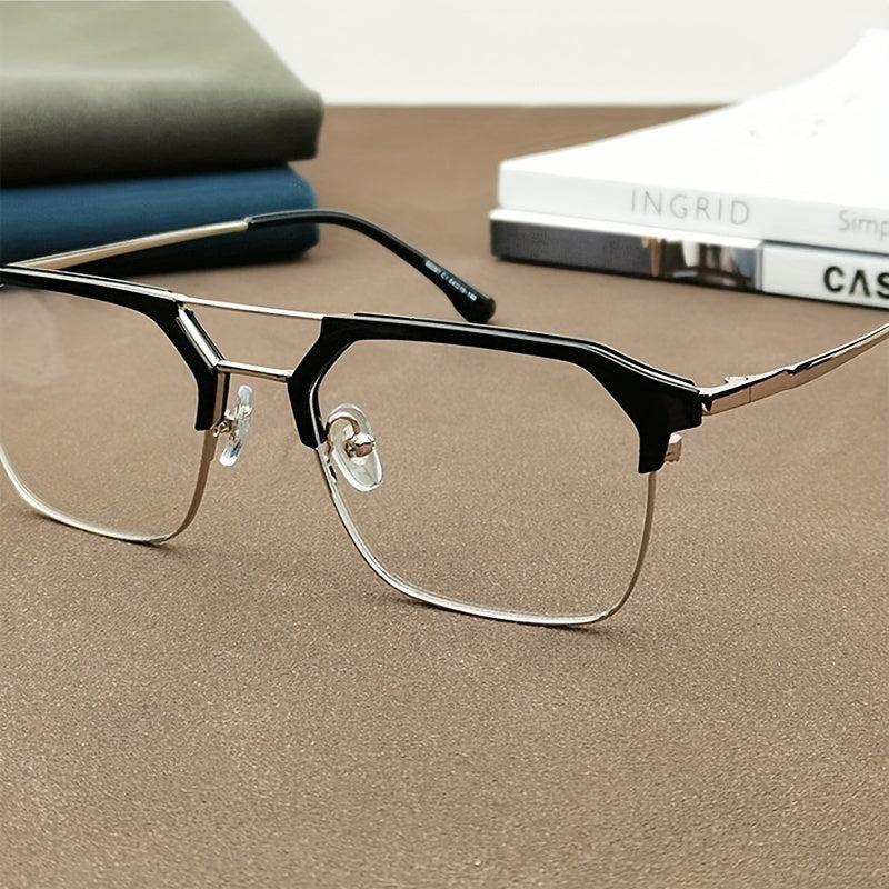 Double Beam Light Blocking Reading Glasses for Daily Use