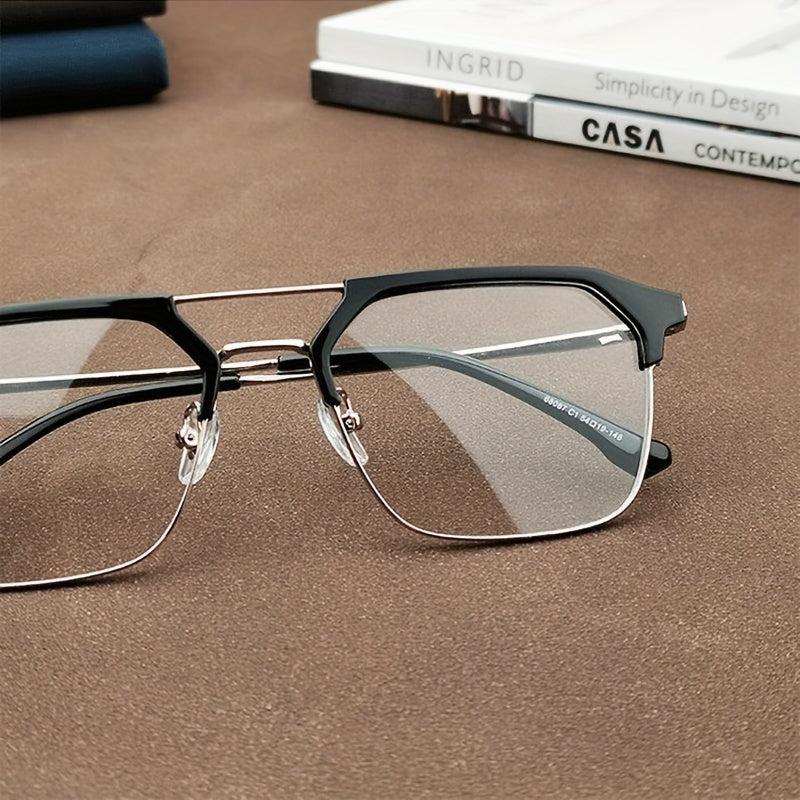 Double Beam Light Blocking Reading Glasses for Daily Use