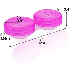 Multicolor Lens Case Bulk Eye Lense Holder Container Travel Box