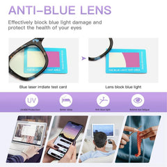 Fashionable Light Blocking Reading Glasses Computer Readers Square UV Filter