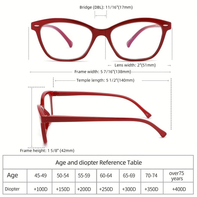 Women's Light Blocking Computer Readers Anti Glare Eyeglasses