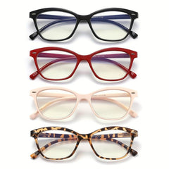 Women's Light Blocking Computer Readers Anti Glare Eyeglasses