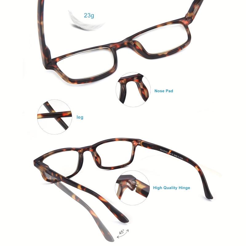 Anti Light Presbyopia Glasses With Spring Hinges Computer Game Reader