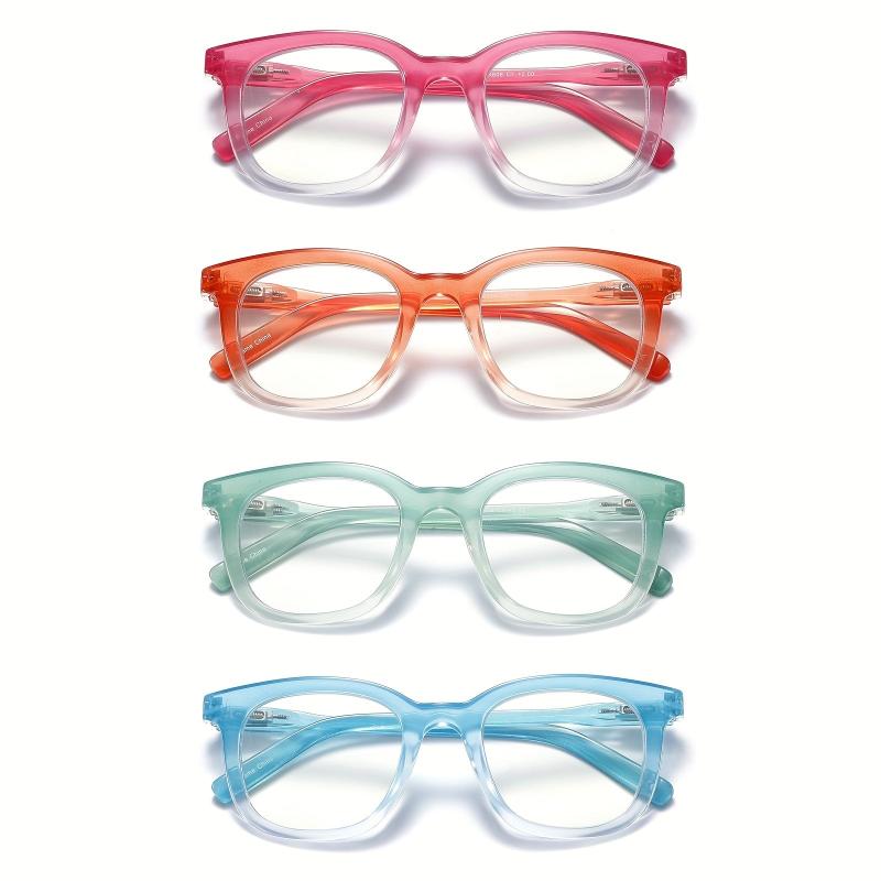 Women's Spring Hinged Light Blocking Reading Glasses