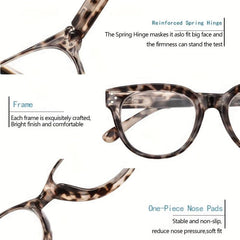 Light Blocking Reading Glasses Oversized for Women Men