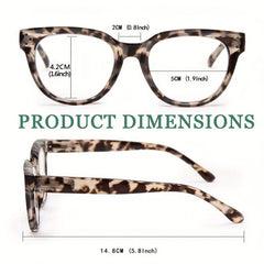 Light Blocking Reading Glasses Oversized for Women Men