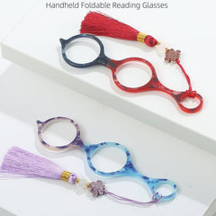 Foldable Presbyopia Reading Glasses Frame Handheld PC Unisex Men Women 1.0-4.0