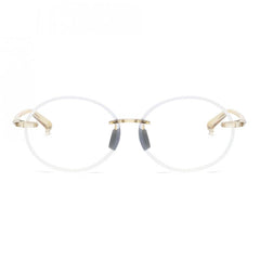 Colorful Rimless Frame Reading Glasses for Elderly Men Women