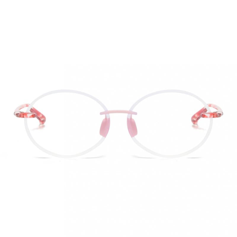 Colorful Rimless Frame Reading Glasses for Elderly Men Women
