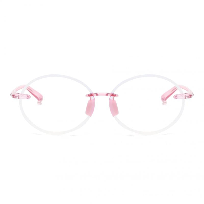 Colorful Rimless Frame Reading Glasses for Elderly Men Women