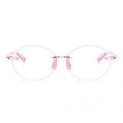 Colorful Rimless Frame Reading Glasses for Elderly Men Women