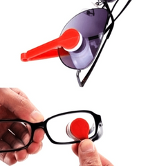 5pc Glasses Cleaning Kit Microfiber Cloth Brush & More Spotless Eyeglasses