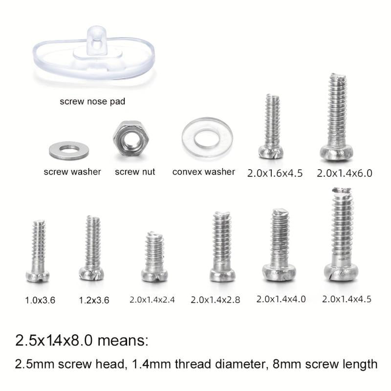 Complete Glasses Repair Kit - Fix Your Glasses Watches & Eyewear