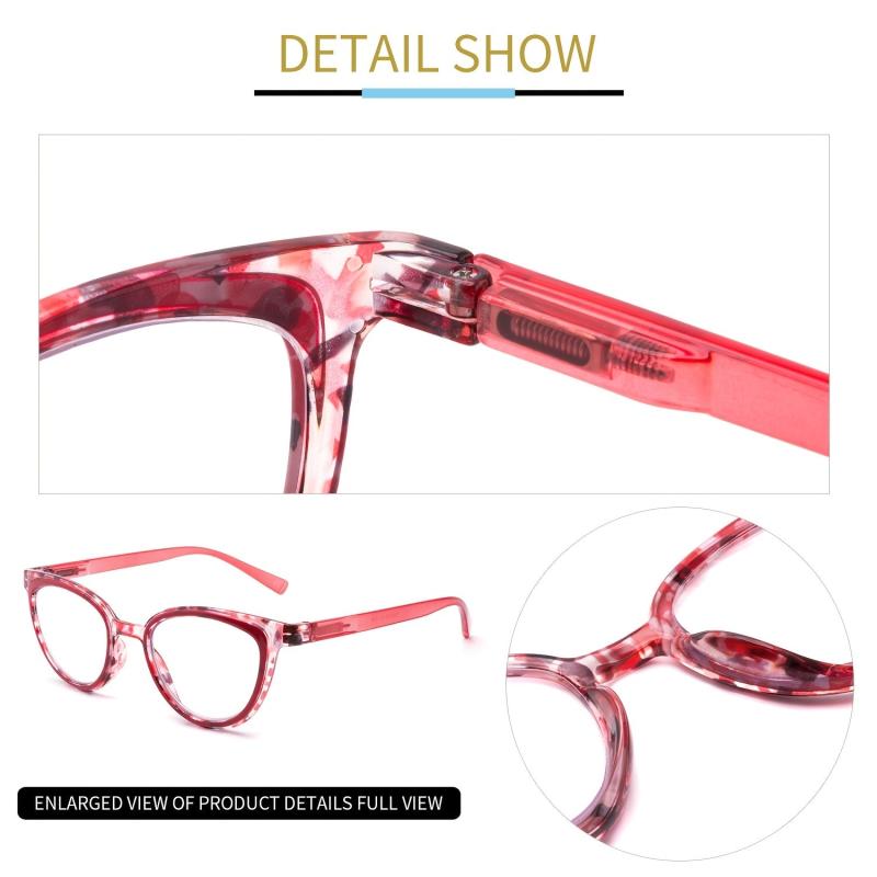 Women's Light Blocking Reading Glasses with Spring Hinge