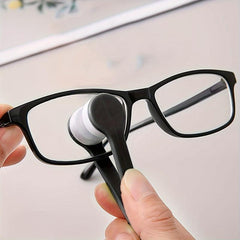 2pcs Portable Mirror Cloth Glasses Wipe, Non-Harming Lens Cleaning Wipe