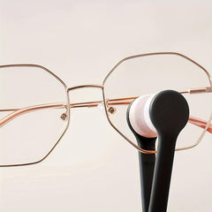 2pcs Portable Mirror Cloth Glasses Wipe, Non-Harming Lens Cleaning Wipe