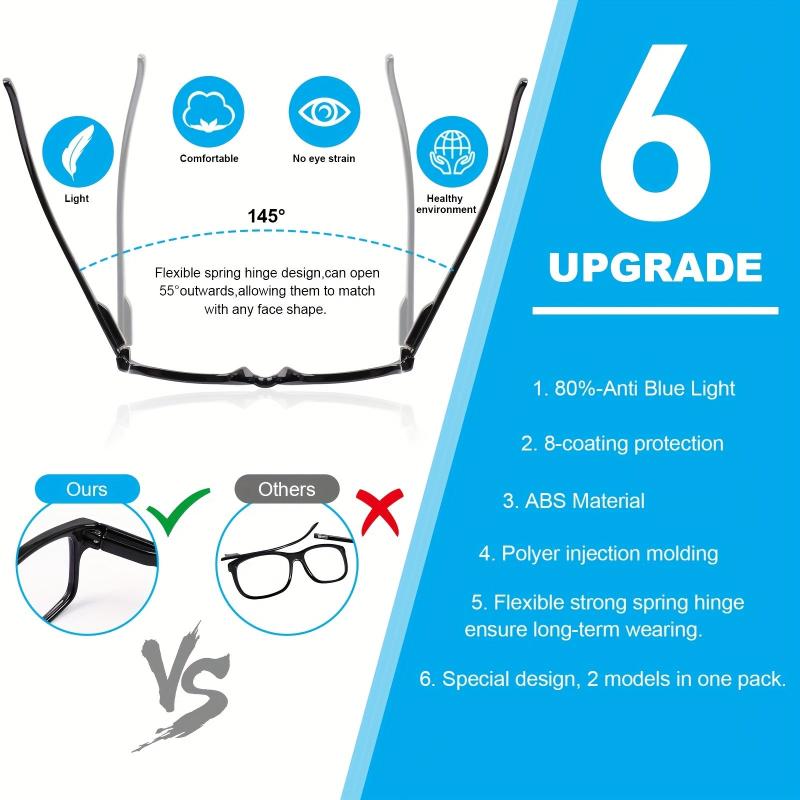 Men's Retro Reading Glasses Anti UV Ray Glare