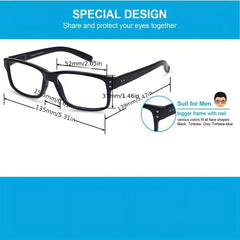 Men's Retro Reading Glasses Anti UV Ray Glare