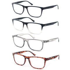 Oversized Square Readers Light Blocking Glasses