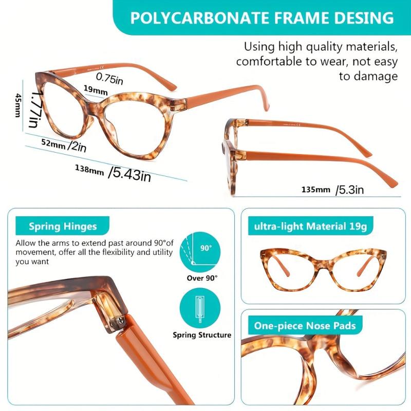 Sunlgasses Reading Glasses for Women with Spring Hinges