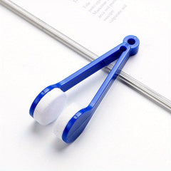 1pc Eyeglass Microfiber Cleaner Brush Portable Mirror Cloth Glasses Wipe