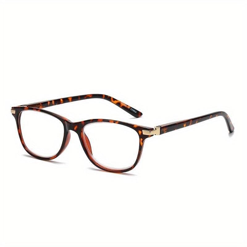 Stylish Unisex Reading Glasses Spring Hinges Full Frame Plastic Glasses