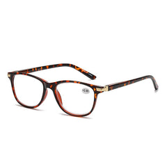 Stylish Unisex Reading Glasses Spring Hinges Full Frame Plastic Glasses