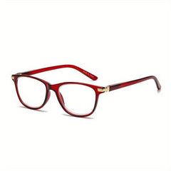 Stylish Unisex Reading Glasses Spring Hinges Full Frame Plastic Glasses