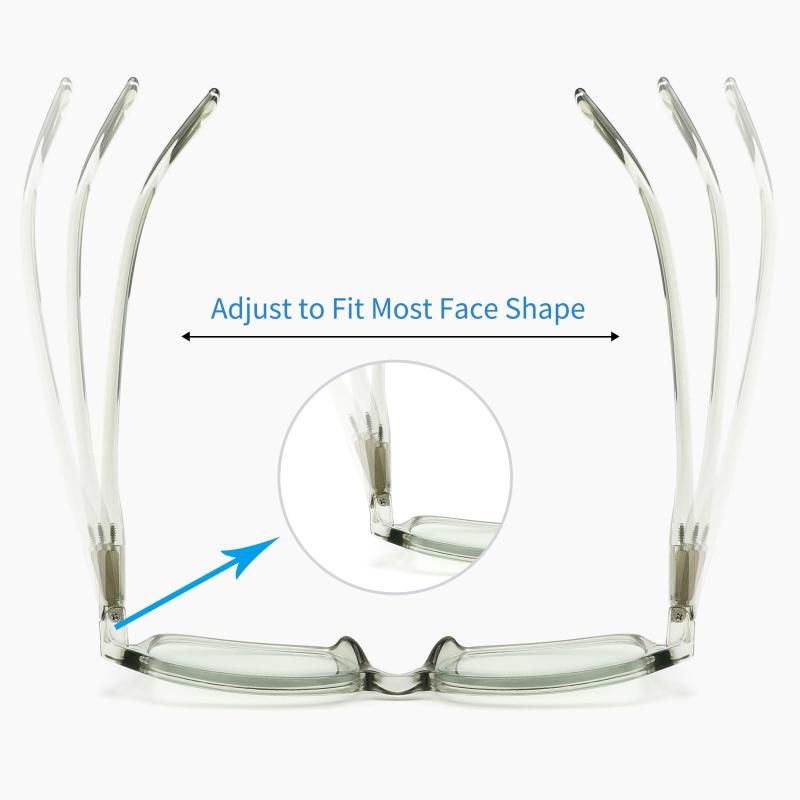Clear Jelly Light Blocking Reading Glasses For Men And Women