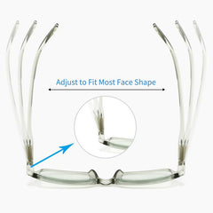 Clear Jelly Light Blocking Reading Glasses For Men And Women